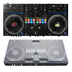 Pioneer DJ DDJ-REV7 + Decksaver Pioneer DDJ-REV7 Cover