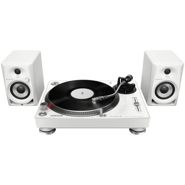 Pioneer DJ PLX-500-W + Pioneer DM-40D-W