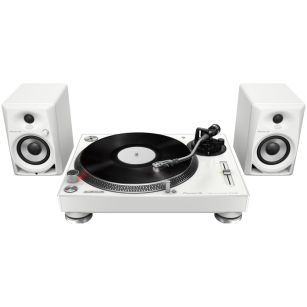 Pioneer DJ PLX-500-W + Pioneer DM-40D-W 