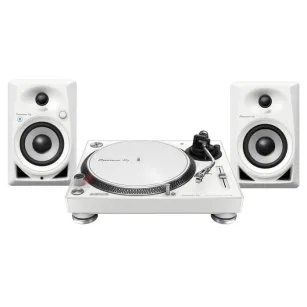 Pioneer DJ PLX-500-W + Pioneer DM-50D-BT-W
