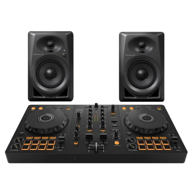 Pioneer DJ DDJ-FLX4 + Pioneer DJ DM-40D