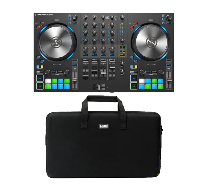 Native Instruments Traktor S3 + UDG Creator Hardcase Large Black