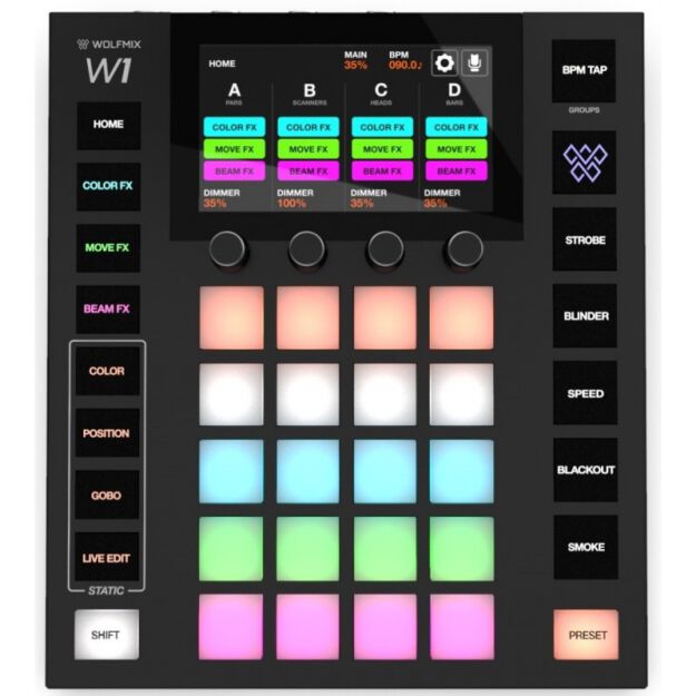 Wolfmix W1 MK2 Samodzielny kontroler DMX 