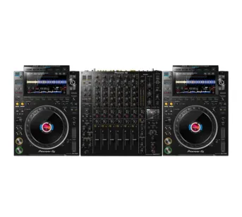 Pioneer DJ CDJ-3000 SET + Pioneer DJ DJM-V10-LF