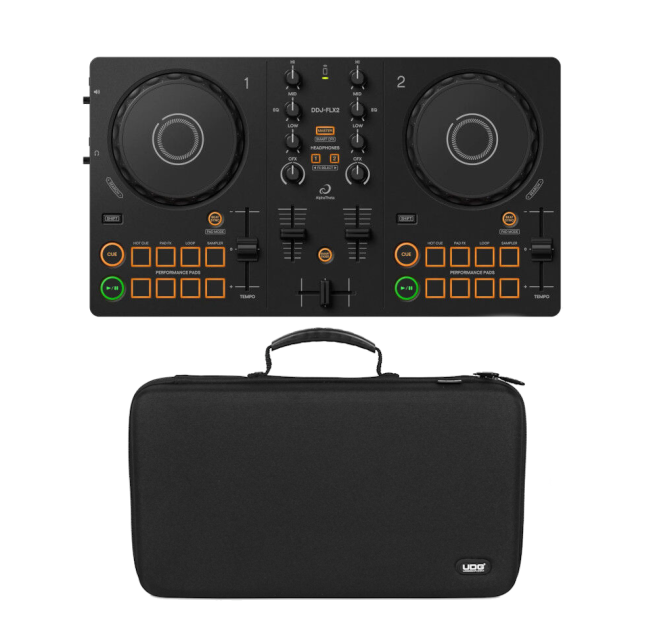 AlphaTheta DDJ-FLX2 + UDG Creator Hardcase AlphaTheta DDJ-FLX2