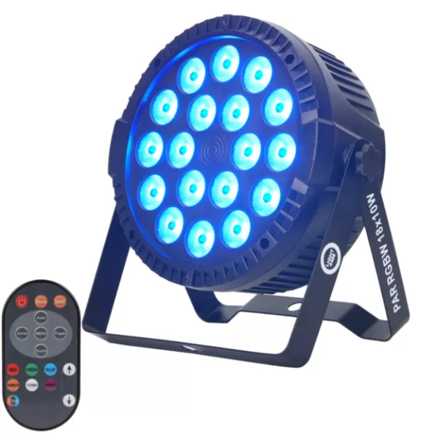 Light4Me LED PAR RGBW 18x10W + pilot