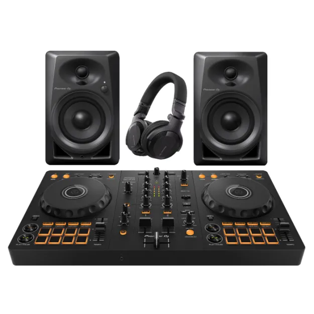 Pioneer DJ DDJ-FLX4 + Pioneer DM-40D + Pioneer HDJ-CUE1