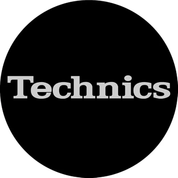 Technics czarne/srebrne (para slipmat)