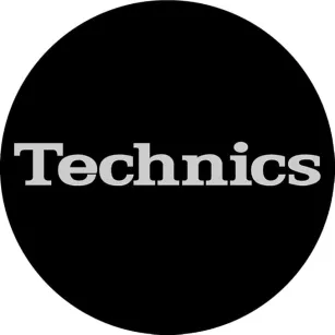 Technics czarne/srebrne (para slipmat)