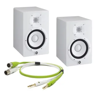 Yamaha HS7 WHITE [para] + NEO TXM 2m