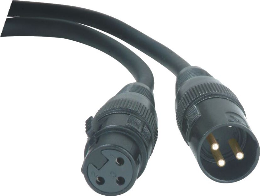 Accu-Cable AC-DMX3/0,5 3-pin XLR f - 3-pin XLR m DMX 0,5m