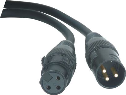Accu-Cable AC-DMX3/0,5 3-pin XLR f - 3-pin XLR m DMX 0,5m