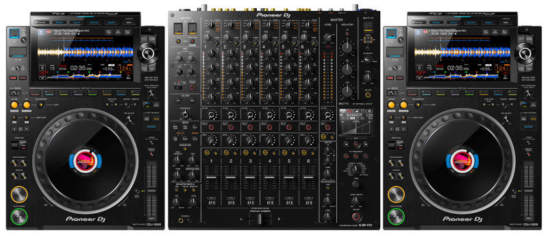 Pioneer DJ CDJ-3000 SET + Pioneer DJ DJM-V10