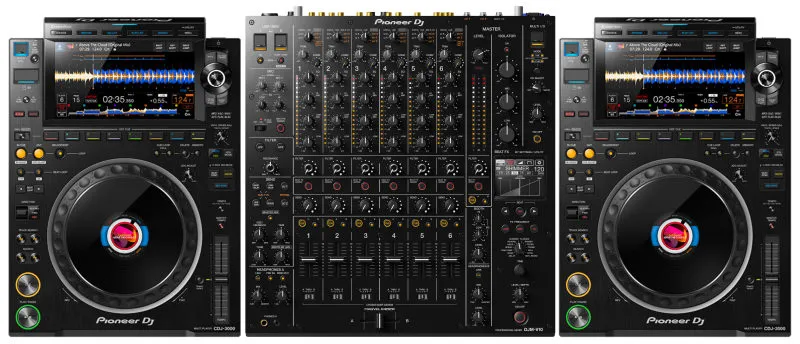 Pioneer DJ CDJ-3000 SET + Pioneer DJ DJM-V10