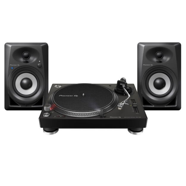Pioneer DJ PLX-500-K + Pioneer DM-40D-BT