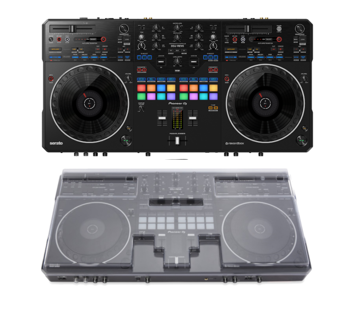 Pioneer DJ DDJ-REV5 + Decksaver Pioneer DDJ-REV5 Cover