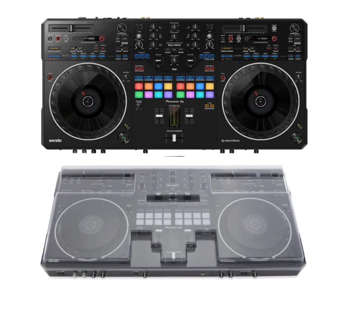Pioneer DJ DDJ-REV5 + Decksaver Pioneer DDJ-REV5 Cover