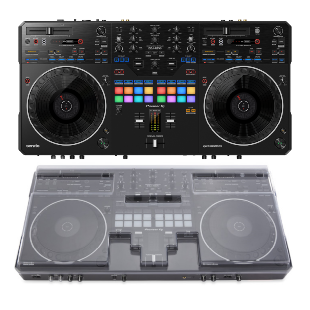 Pioneer DJ DDJ-REV5 + Decksaver Pioneer DDJ-REV5 Cover