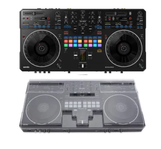 Pioneer DJ DDJ-REV5 + Decksaver Pioneer DDJ-REV5 Cover
