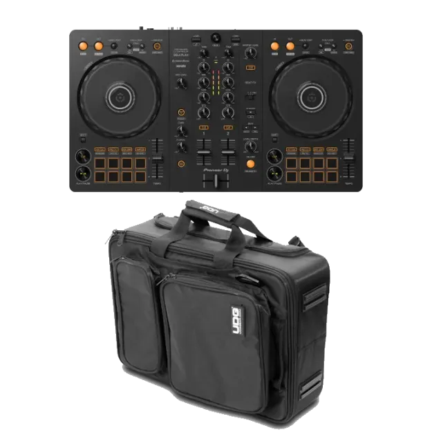 Pioneer DJ DDJ-FLX4 + UDG Ultimate MidiController Backpack Small MK2