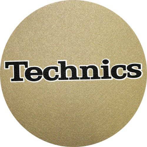 Technics złote/czarne (para slipmat)