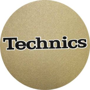 Technics złote/czarne (para slipmat)