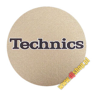 Technics złote/czarne (para slipmat)