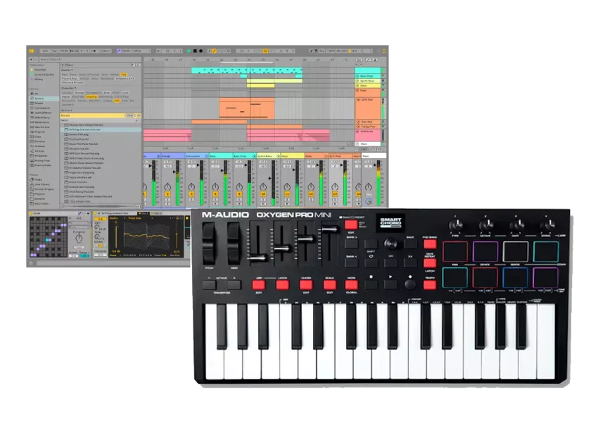 Ableton Live 12 Suite & M-AUDIO Oxygen PRO Mini