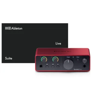Ableton Live 12 Suite & Focusrite Scarlett Solo 4Gen PAKIET ABLETON LIVE SUITE !
