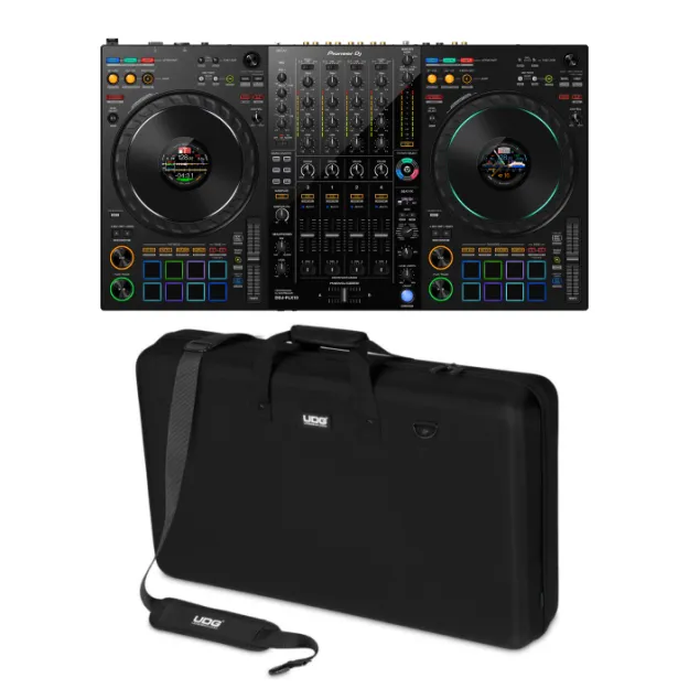 Pioneer DJ DDJ-FLX10 + UDG Creator Hardcase Black U8305BL