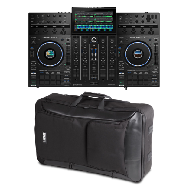 Denon DJ PRIME 4+ & UDG Urbanite Controller Backpack XL