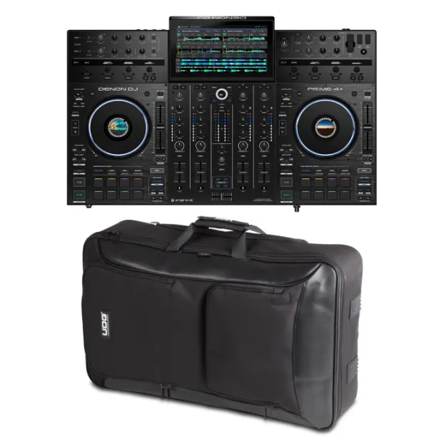 Denon DJ PRIME 4+ & UDG Urbanite Controller Backpack XL