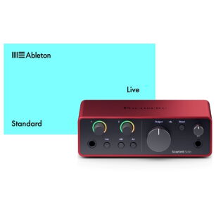 Focusrite Scarlett Solo 4Gen & Ableton Live 12 Standard