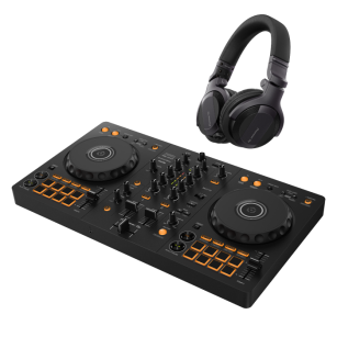 Pioneer DJ DDJ-FLX4 + Pioneer HDJ-CUE1 Black