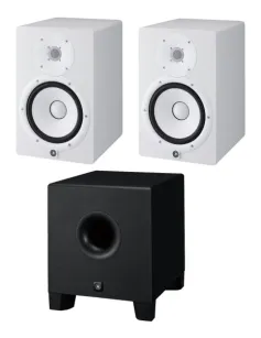 Yamaha HS7 WHITE [para] + Yamaha HS8S
