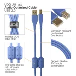 UDG Ultimate Audio Cable USB 2.0 A-B Blue Straight 3m - 5
