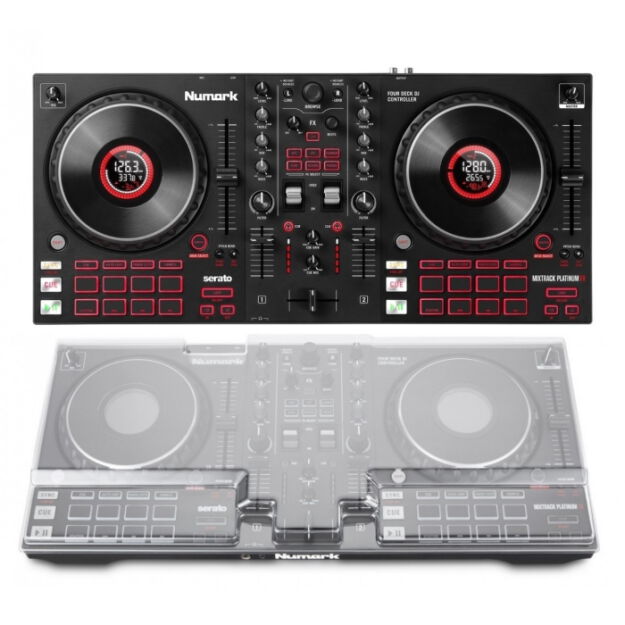 Numark Mixtrack Platinum FX + Decksaver Mixtrack Platinum FX