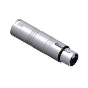 ProCab VC150 DMX adapter 3-pin XLR m - 5-pin XLR f