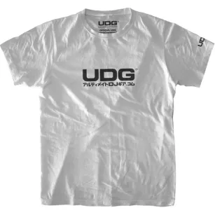 UDG Ultimate T-Shirt UDG Logo JapaneseText White/Black XXL