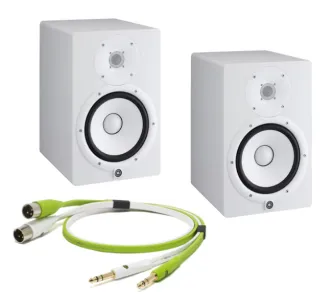 Yamaha HS8 WHITE [para] + NEO TXM 2m