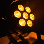 Light4Me BLACK PAR 7x10W LED RGBWA  - 5