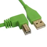 UDG Ultimate Audio Cable USB 2.0 A-B Green Angled 1m - 2