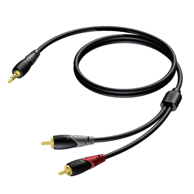 ProCab CLA711 (Mini jack 3,5 mm stereo - 2x RCA M) 1,5m