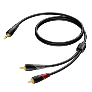ProCab CLA711 (Mini jack 3,5 mm stereo - 2x RCA M) 1,5m