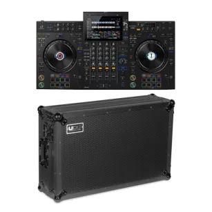 AlphaTheta XDJ-AZ + UDG Ultimate Flight Case XDJ-AZ