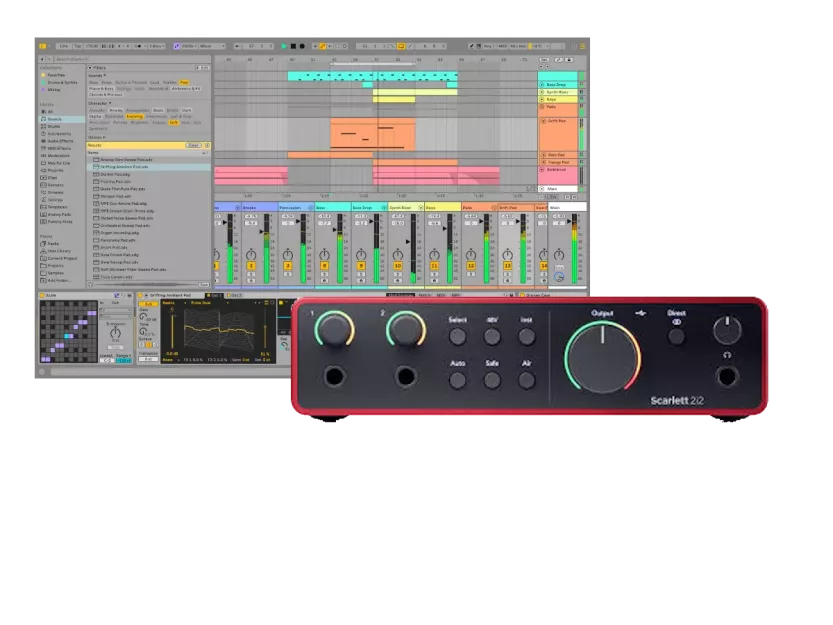 Ableton Live 12 Suite & Focusrite Scarlett 2i2 4Gen