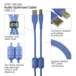 UDG Ultimate Audio Cable USB 2.0 A-B Blue Angled 2m - 4