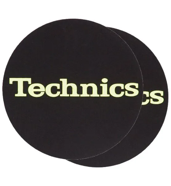 Technics czarne/fosfo (para slipmat)