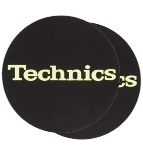 Technics czarne/fosfo (para slipmat)