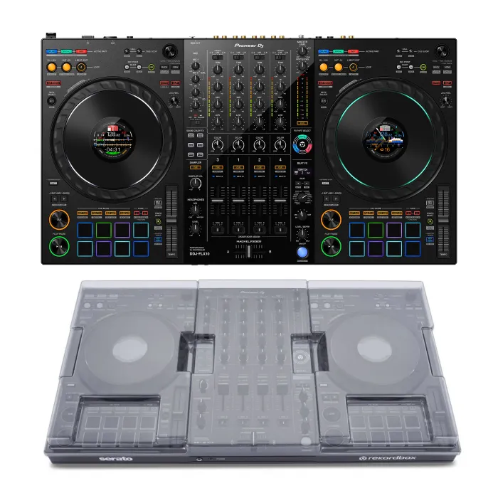 Pioneer DJ DDJ-FLX10 + Decksaver Pioneer DDJ-FLX10 - sklep dj
